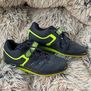 adidas Black and Lime Sneakers